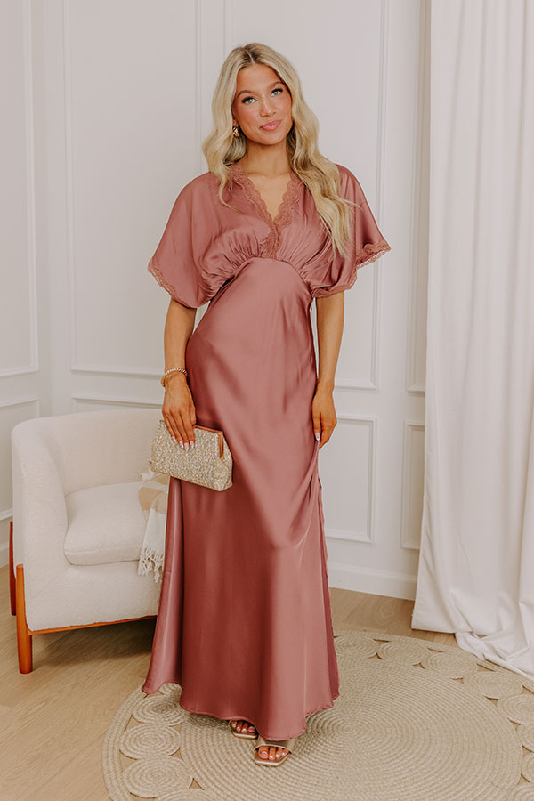 Eternal Elegance Satin Maxi Dress Image 1