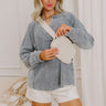 Easy Days Ribbed Top in Slate Image 1