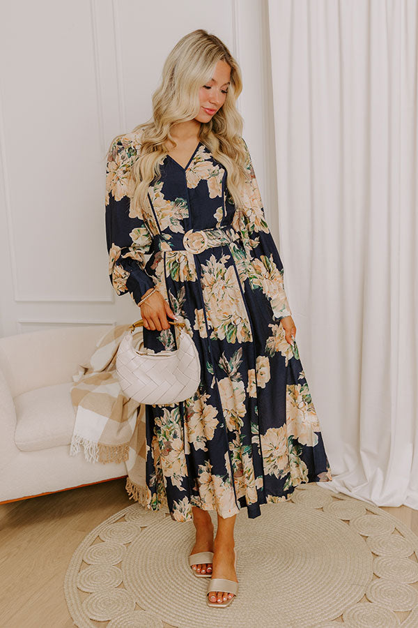 Sonoma Views Floral Midi Dress Image 1