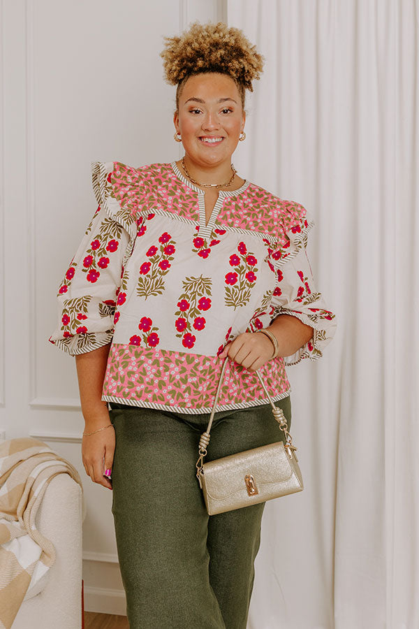 Flower Picking Ruffle Top Curves Image 1