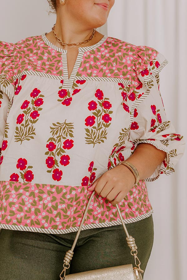 Flower Picking Ruffle Top Curves Image 2