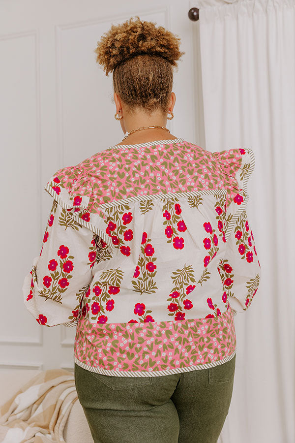 Flower Picking Ruffle Top Curves Image 4