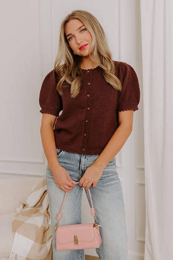 Charm And Chic Knit Top Image 1