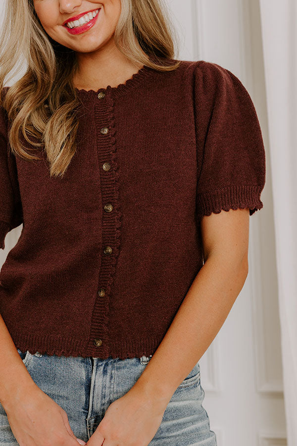 Charm And Chic Knit Top Image 2