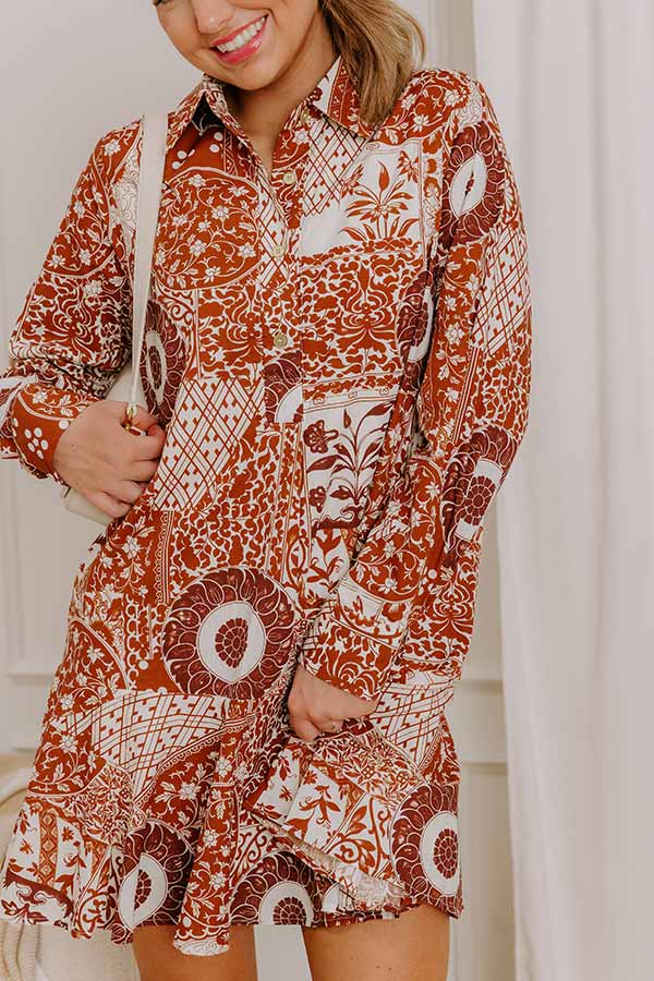 The Boho Edit Floral Mini Dress Image 4