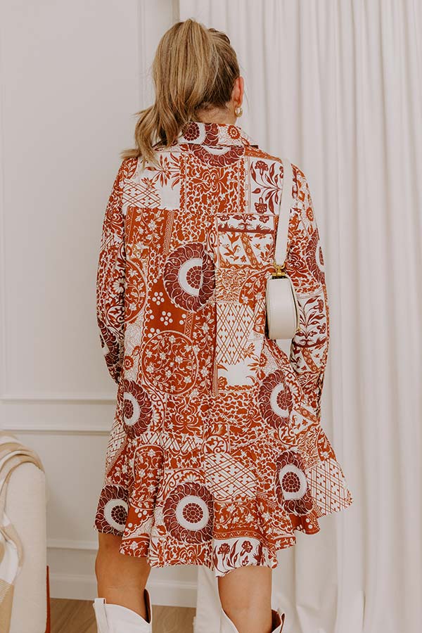 The Boho Edit Floral Mini Dress Image 5