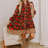 Boho Chic Floral Mini Dress Image 1