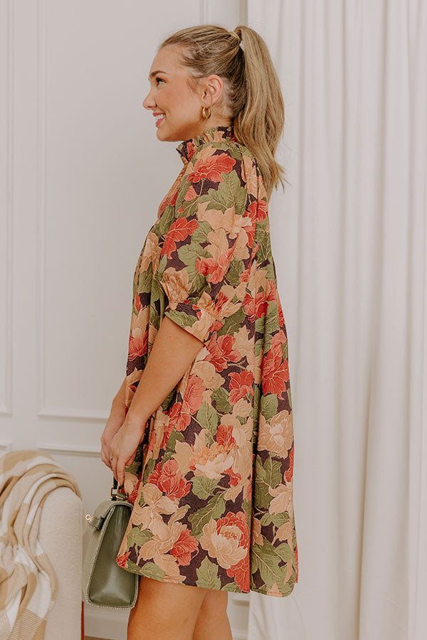 Pick Of The Patch Floral Mini Dress Image 5