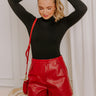 Simply Chic Ribbed Bodysuit in Black Image 1
