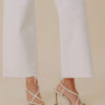 The Liliana Faux Leather Heel in Cream Image - 1