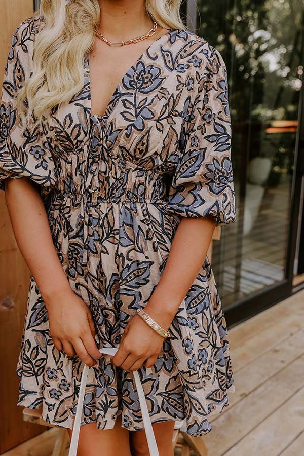 Wishful Weekend Floral Mini Dress Image 4