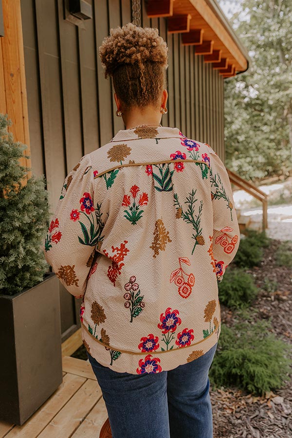 First Pick Floral Top Curves Image - 4