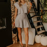 Chic A La Mode High Waist Knit Mini Skirt in Grey Image 1