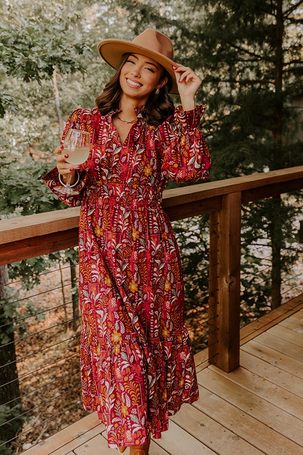 Blooming Keepsake Floral Midi Dress Image 2