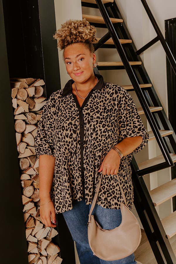 Fierce And Flawless Oversized Button Up Top Curves Image 2
