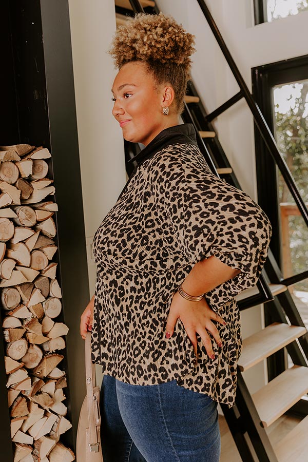 Fierce And Flawless Oversized Button Up Top Curves Image 4