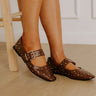 Avril Faux Leather Embellished Flats Image 1