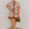 Polished Uptown Floral Mini Dress Curves Image 1