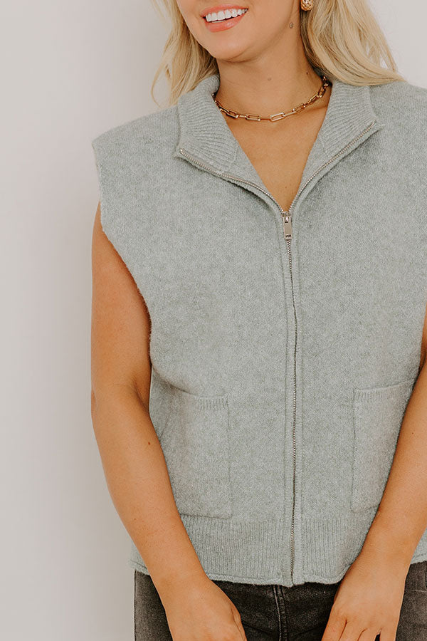 Cabin Cozy Knit Vest Image 4