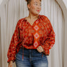 Desert Blooms Floral Top Curves Image - 1