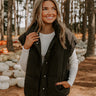 Brisk Stroll Puffer Vest in Black Image 1