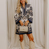 Twilight Grove Floral Mini Dress Image 1