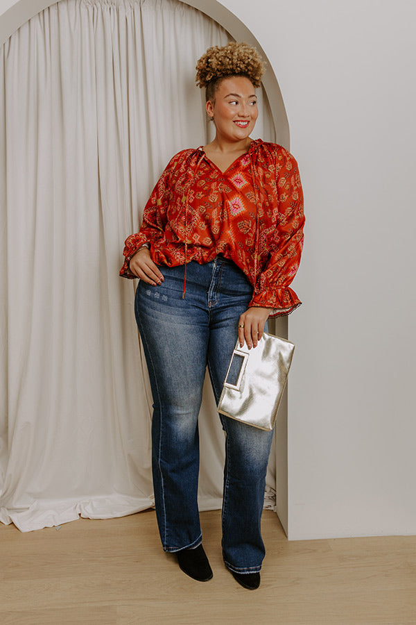 RISEN Francesca High Waist Bootcut Jean Curves Image 1
