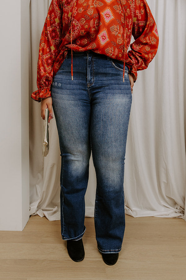 RISEN Francesca High Waist Bootcut Jean Curves Image 2