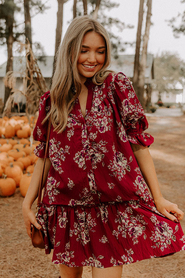 Dashing Darling Floral Mini Dress Image 2