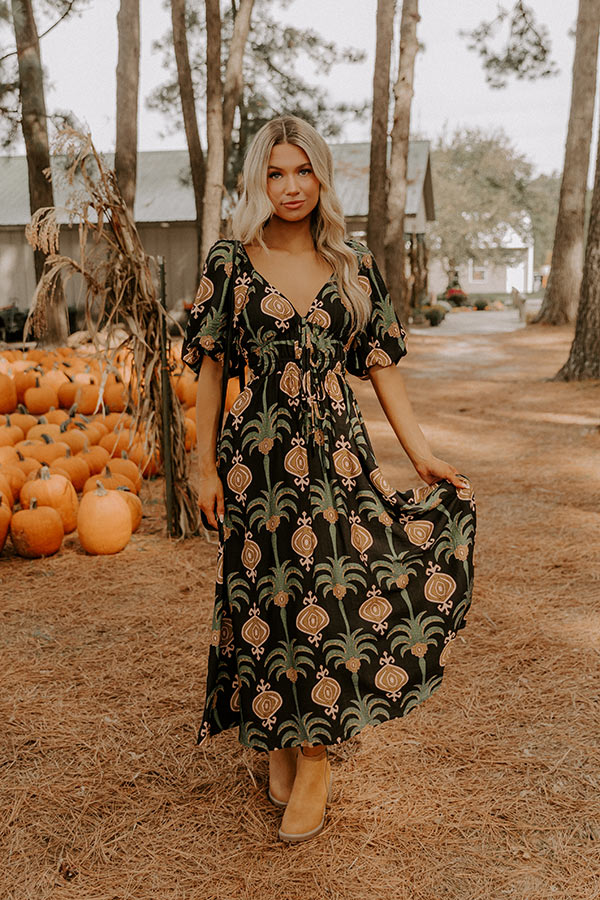 Caught Your Glance Midi Dress Image 2