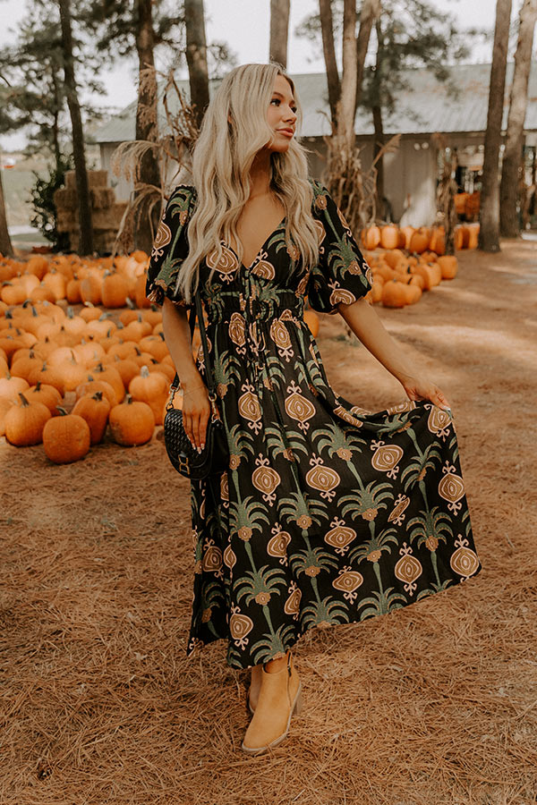 Caught Your Glance Midi Dress Image 1