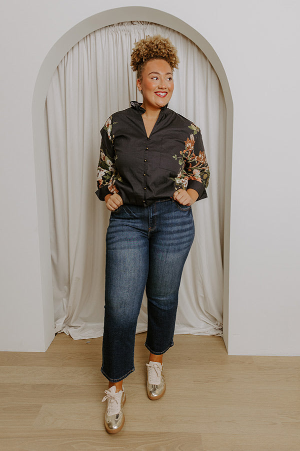 RISEN Tallulah Low-Rise Crop Flare Curves Image 1