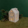 Home For The Holidays Ceramic Light-Up House in Small Image - 1
