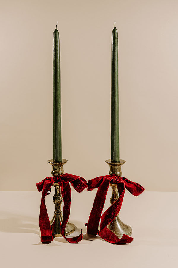 Thymes Frasier Fir Taper Candle Set Image - 1