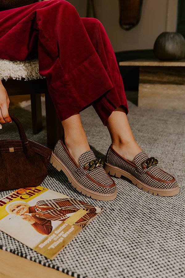 Not Literally Houndstooth Loafers Image - 1