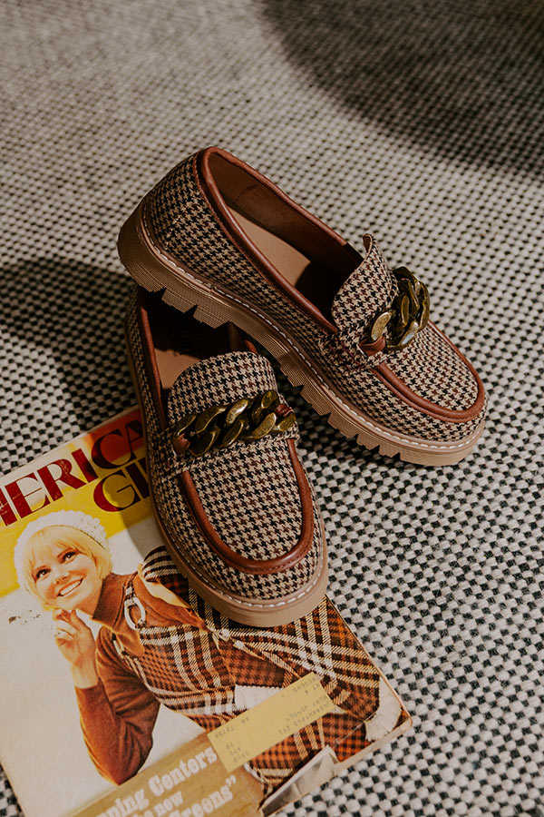 Not Literally Houndstooth Loafers Image - 2
