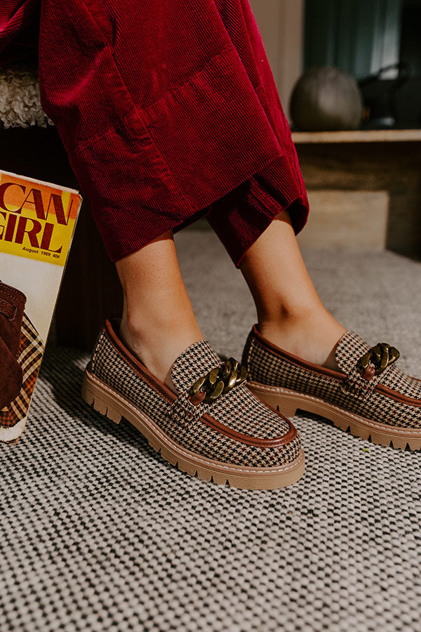 Not Literally Houndstooth Loafers Image - 3