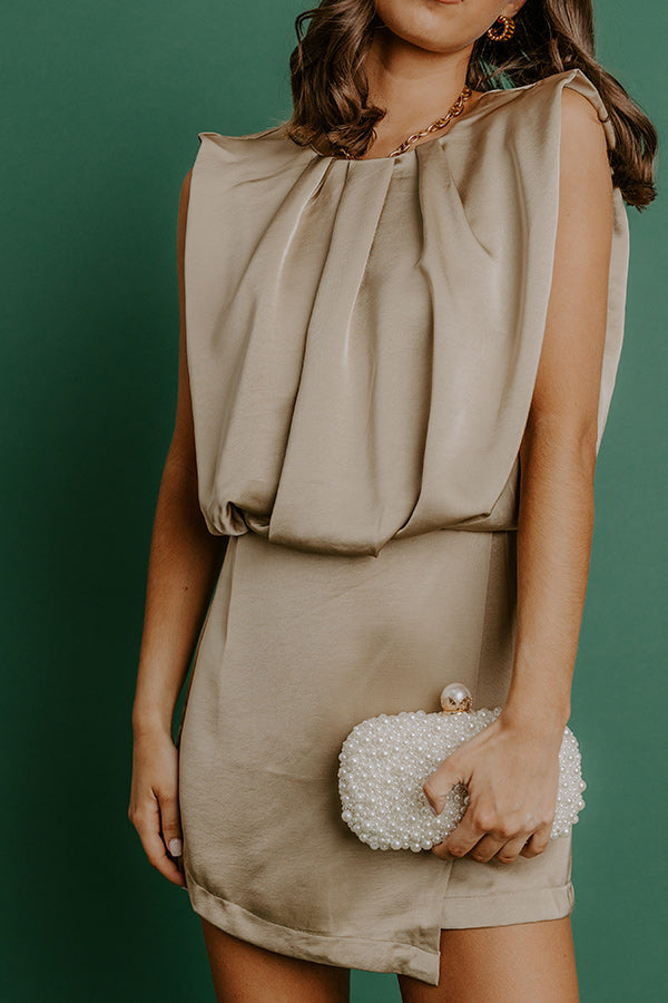 Glam Lifestyle Satin Romper Image 3