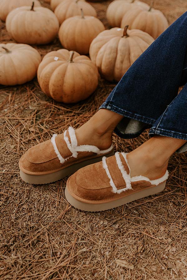 Veg Out Faux Suede Platform Mule Image 1