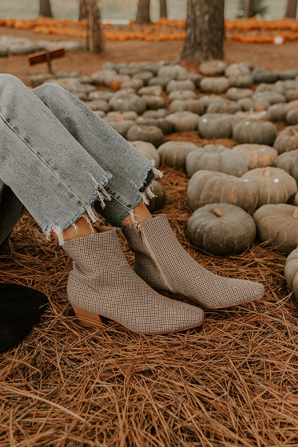 Such A Cutie Houndstooth Bootie Image 2