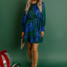Rooftop Cocktails Floral Satin Mini Dress Image - 1