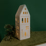 Home For The Holidays Ceramic Light-Up House in X-Large Image - 1