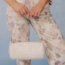 Rachel Faux Leather Purse in Ivory Image - 1