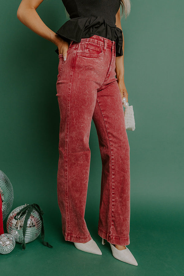 The Saige High Waist Vintage Wash Straight Leg Jean Image 5