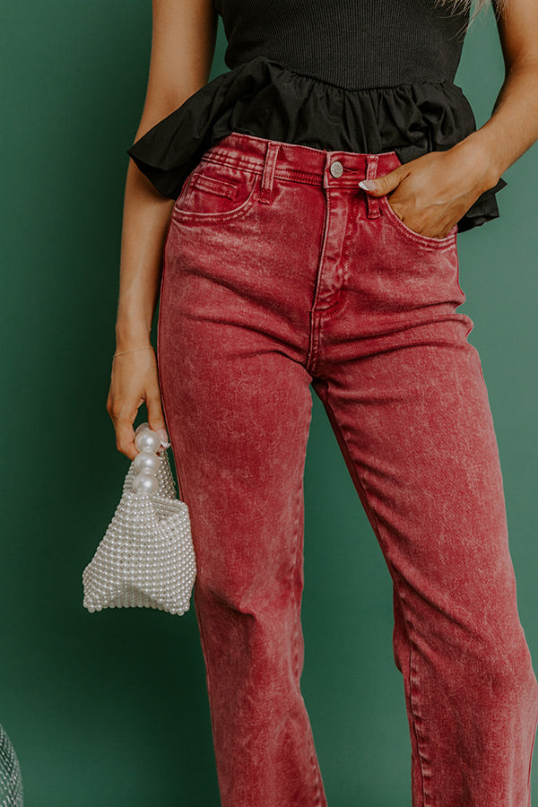 The Saige High Waist Vintage Wash Straight Leg Jean Image 3