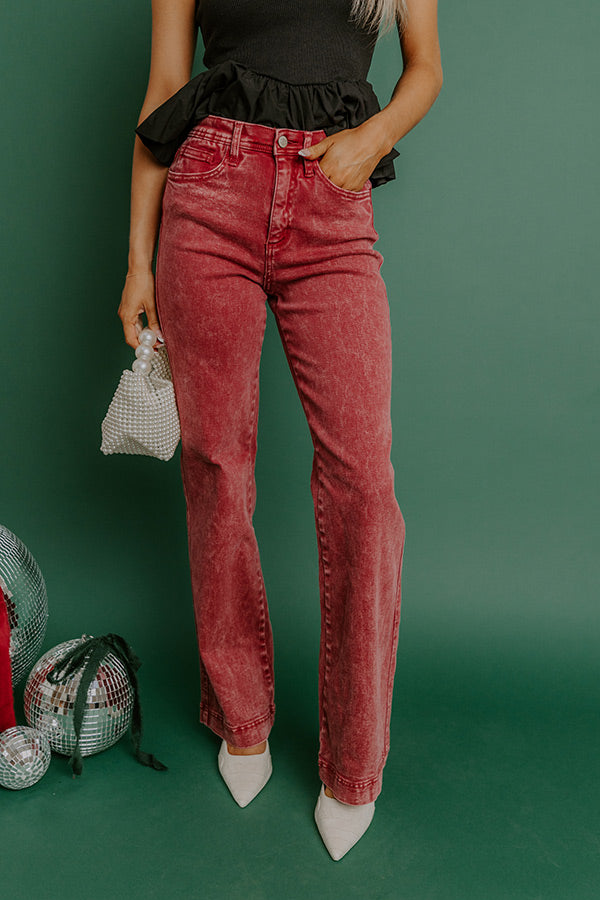 The Saige High Waist Vintage Wash Straight Leg Jean Image 2