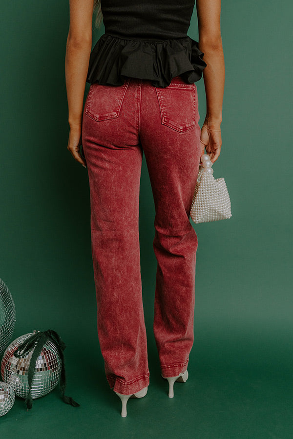 The Saige High Waist Vintage Wash Straight Leg Jean Image 4