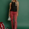 The Saige High Waist Vintage Wash Straight Leg Jean Image 1