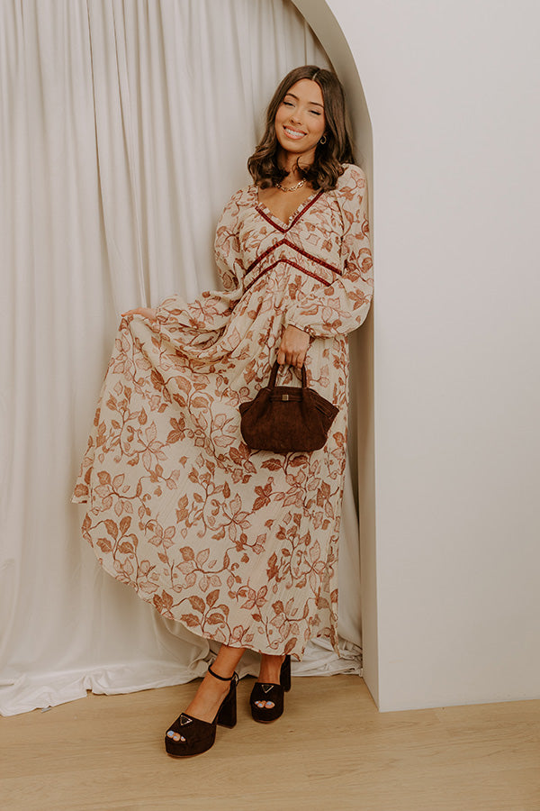 Evening in Bloom Floral Maxi Dress Image 1