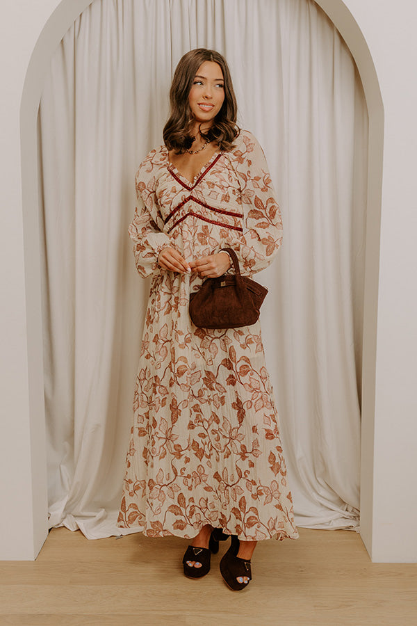 Evening in Bloom Floral Maxi Dress Image 4